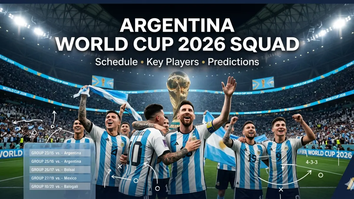Argentina FIFA World Cup 2026 Squad