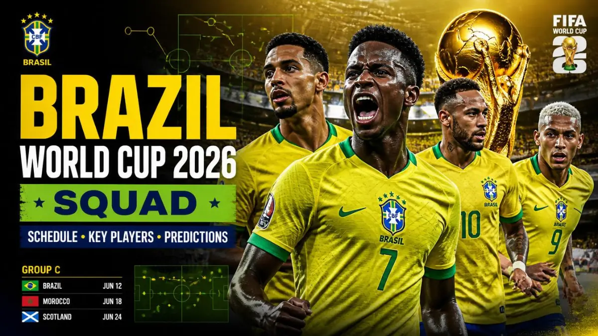 Brazil FIFA World Cup 2026 Squad