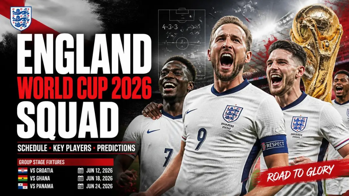 England FIFA World Cup 2026 Squad