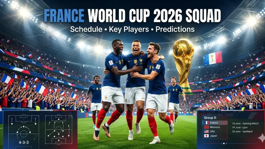 France fifa world cup 2026 squad, schedule, key players and predictions 2 France FIFA World Cup 2026 Schedule